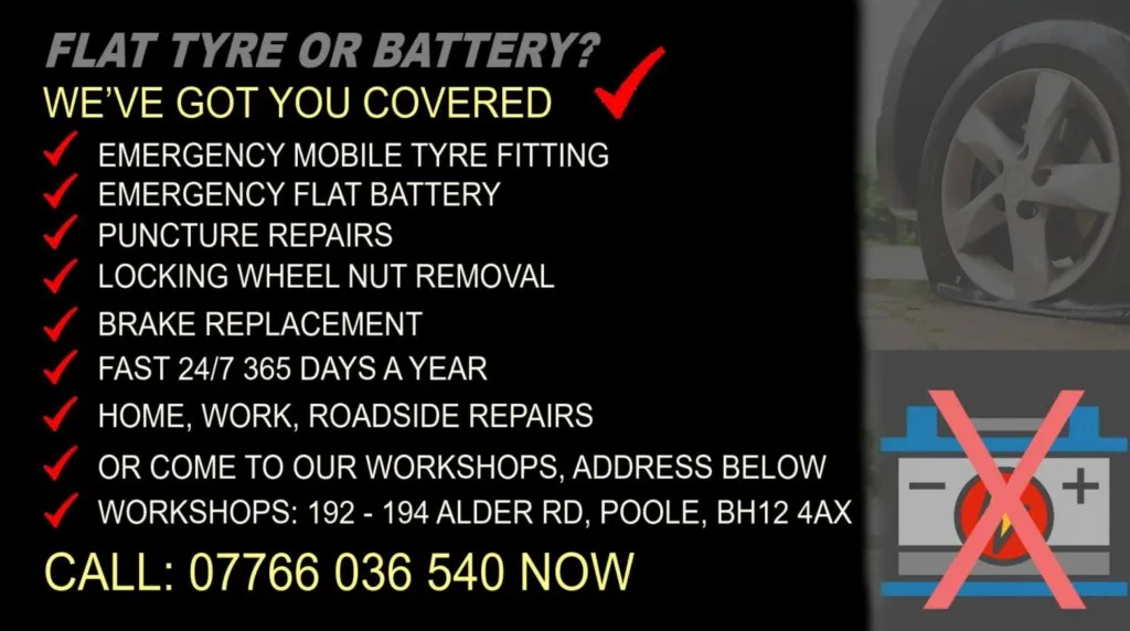 Flat Tyre or Battery We've Got You Covered Flat Tyre or Battery We've Got You Covered